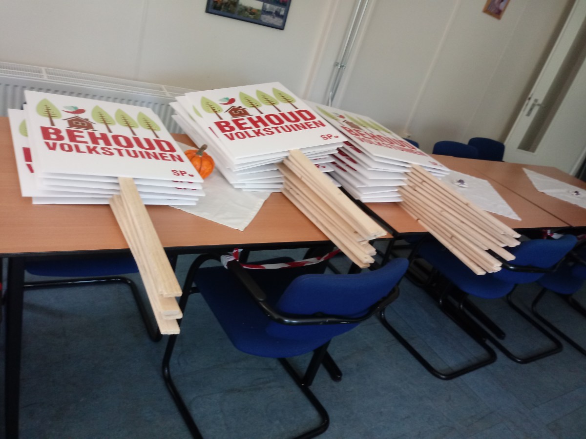 Voorbereiding protestmars 26 juni&nbsp;2021